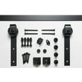 thumbnail image 4 of Sure-Loc Hardware, Inc. Barn Door Track System with Strap Roller 15 Barn Door Track System - 96" - Satin Nickel, 4 of 5