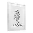 thumbnail image 2 of Stupell Industries Modern Bathroom Herb Relax White Framed Print Under Glass, 13 x 16, by Lettered and Lined, 2 of 8