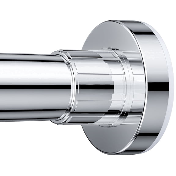 TITGIPE No Drill Telescopic Shower Curtain Rod | 26-76" Adjustable Anti-Skid Spring Tension Rod | Rust-Resistant Stainless Steel | shower rods for bathroom