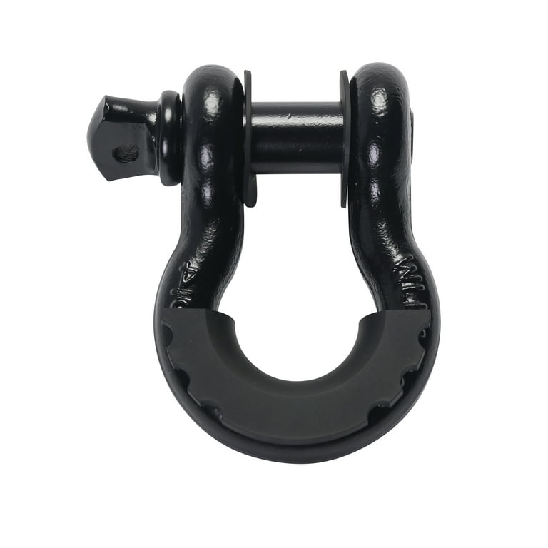 Hyper Tough 3/4-inch D-Ring Shackle, Black, 10,000LBS Heavy