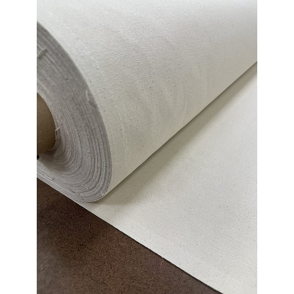 Sedona Designz 72" Wide 10oz Cotton Duck Canvas Fabric – Heavyweight 100% Cotton, Durable for Upholstery, Crafts, Painting, Drapes & DIY Projects - Natural, 1 Yard