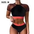 thumbnail image 2 of Nuevo traje de baño de malla con vendaje, bikini sexy de cintura alta, 2 of 7