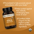thumbnail image 3 of Dr. Mercola Organic Maca Gelatinized Dietary Supplement, 30 Servings (60 Capsules), Non GMO, Gluten Free, Soy Free, USDA Organic, 3 of 6