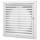 thumbnail image 2 of Rejilla de ventilación para pared y techo, mosquitera integrada para baño, oficina y hogar (blanca, 150 mm), 2 of 8