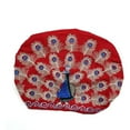 thumbnail image 2 of Zeus Turnban Hat Peacock Pattern Embroidery Lady Vintage Brimless Cap for Daily Wear, 2 of 7