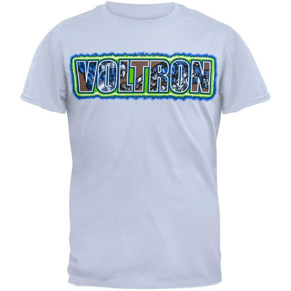 Voltron - T-Shirt à Manches Courtes avec Logo