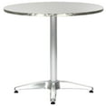 thumbnail image 2 of vidaXL Garden Table Silver 80x70 cm Aluminium, 2 of 5