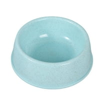 Gytml Candy Color Dog Bowls Round Puppy Water And Food Bowls Non- Easy To Clean Suitable For Small Dogs And Cats Blue-18x21x6cm