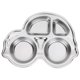 thumbnail image 2 of Plato de comida Jadeshay Acero inoxidable 304 Plata 29,5 x 21,5 cm, 2 of 8