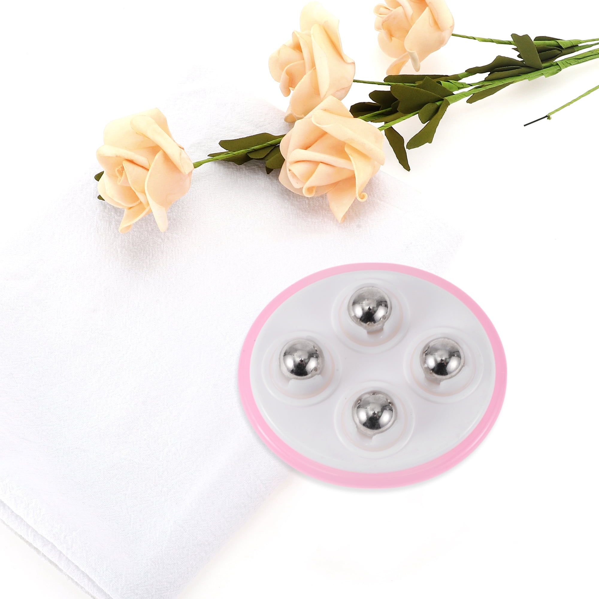 Unique Bargains Roller Massager Rabbit 3.66"x3.23" 1 Pc Pink