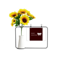 thumbnail image 1 of Navidad arcos caballeros Tarjeta de bendición de jarrón de girasol artificial, 1 of 3