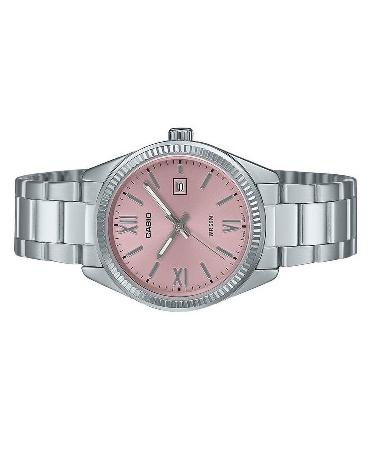 Casio Women’s Stainless Steel Analog Watch Pink Dial - LTP-1302DD-4A1VDF