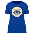 thumbnail image 1 of Girly Racoon With Flower Tee Women's -Image by Shutterstock, 1 of 1