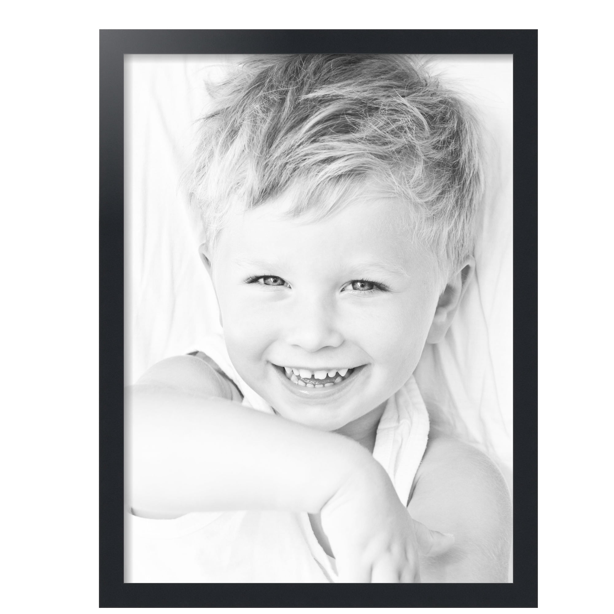ArtToFrames 20" x 27" Black Picture Frame, 20x27 inch Black MDF Poster Frame (WOM-3926), 4 Pack
