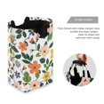 thumbnail image 3 of Yayeee Freestanding Laundry Hamper with Handle Collapsible Large Storage Basket for Clothes, Retro Colorful Flowers, 3 of 7