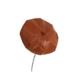 thumbnail image 3 of ITFABS Children Beret Hat Girl Boy Leather Drawstrings Solid Octagonal Hat, 3 of 9