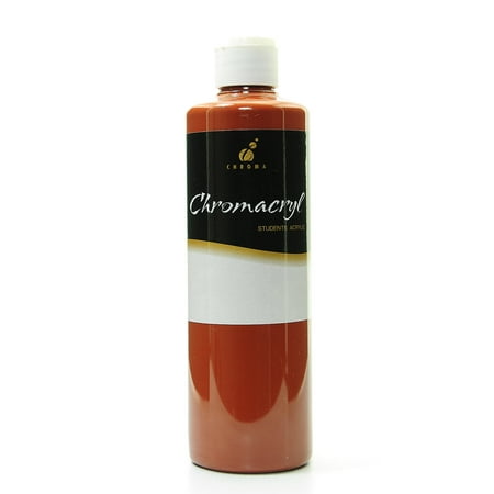 UPC: 0804551867330 | Chromacryl Students  Acrylic Paints burnt sienna  500 ml (pack of 2)