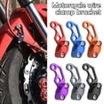 thumbnail image 3 of Universal Motorcycle Oil Pipe Cable Clip Brake Line Wire Bike Organizer K4J5, 3 of 8