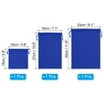 thumbnail image 2 of Bolsa para gafas de esquí Uxcell, paquete de 3 fundas de microfibra, estuche de almacenamiento protector, azul, 2 of 7