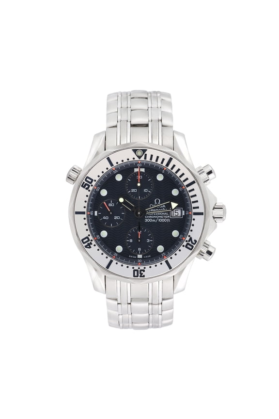 Pre-Owned Omega Men's Seamaster 42mm Stainless Steel Wristwatch