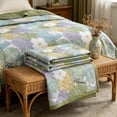 thumbnail image 5 of Deeceymbur Blue Pink Summer Quilt Air Conditioning Lightweight Washable Polyester Quilt Insert Cooling, 5 of 6