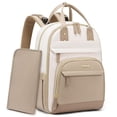 thumbnail image 1 of Mochila para pañales LOVEVOOK con cambiador, 30 L, color beige, 1 of 7