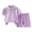 Purple, variant on Faraee Toddler Baby Girl Clothes Summer Outfits Short Sleeve Polo Shirt Casual Shorts Set 2 Piece Little Kids Solid Outfit Pink 3-4 Years