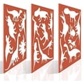 thumbnail image 5 of Karty Large Dinosaur Stencils for Kids Ages 4–10, – 3 Plastic 10″ × 14″ Sheets with 20 Extra-Large Dino Shapes & Educational Brochure, 5 of 9