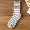 thumbnail image 2 of Mens Fuzzy Socks Cozy Slipper Fluffy Socks Winter Warm Soft Cabin Stocking Comfy Sleep Fleece Socks, 2 of 2