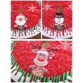 thumbnail image 3 of Amdohai Christmas Tree Skirt 80cm in Diameter Double-Layer Design Santa Snowman, 3 of 6
