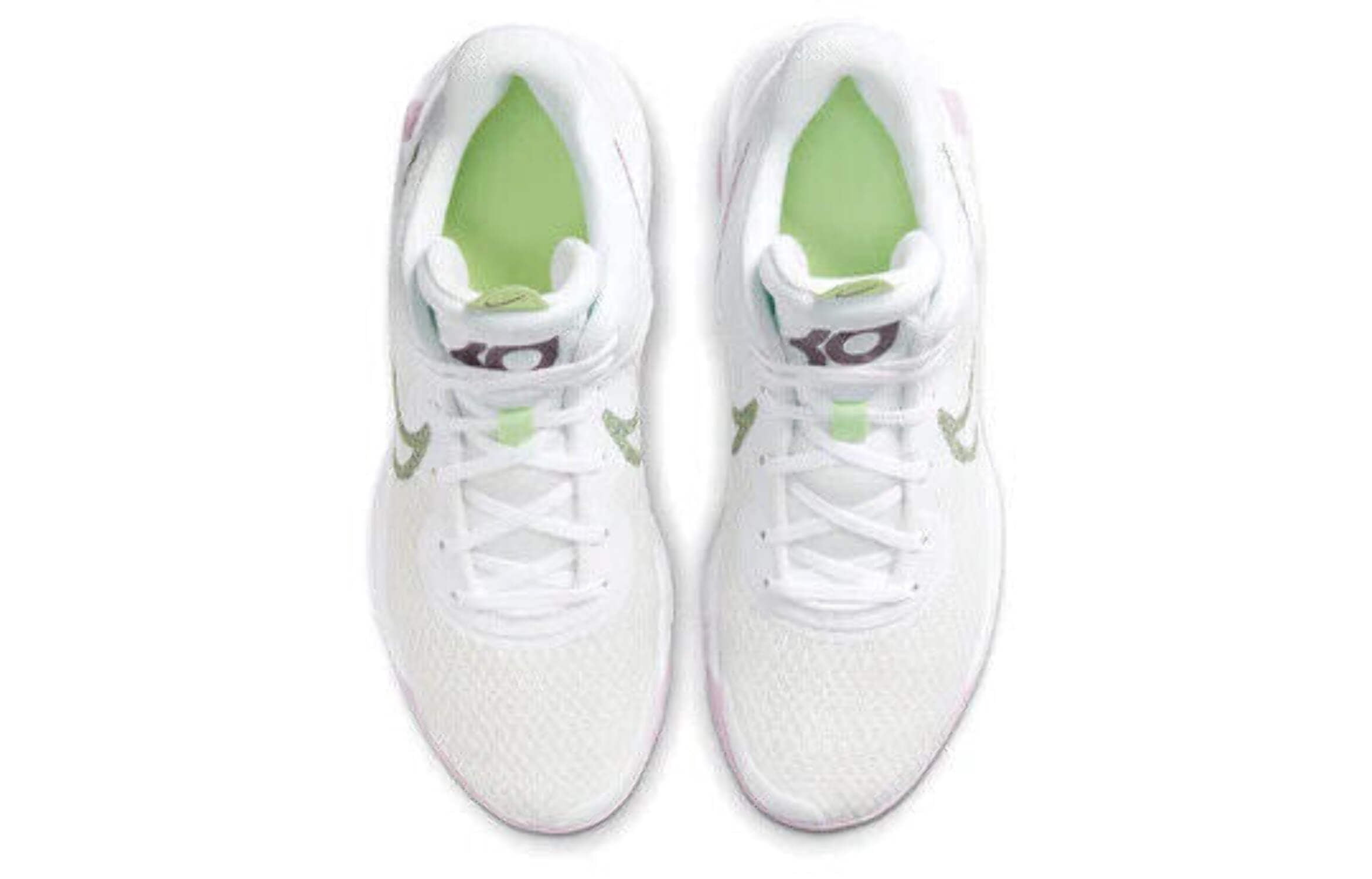 Nike KD Trey 5 IX White Lime Pink DJ6921-100 Basketball Men\'s Size 7 Women\'s 8.5 Nike Brand KD Trey 5 IX Mens Basketball Shoes in White/Light  main image 3