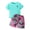 O10-Green, variant on 7-8 Years Boy Outfits Summer Style Coconut Print Short Sleeve Shirt And Short Crewneck Sportswear Adorable Clothes Blue