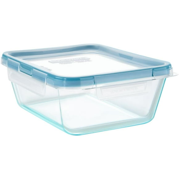 Rectangle Glass Storage Dish with Locking Lid - 8 Cup