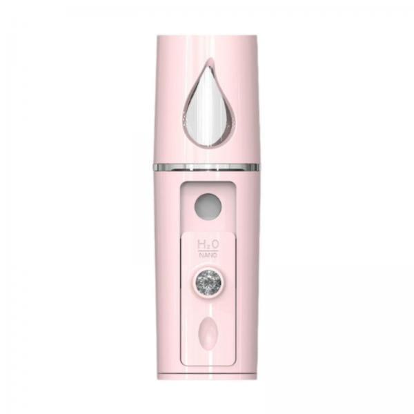 6 Vaporizadores Faciales De Mano, Recargables Por USB, Para Extensión De Pestañas, Maquillaje Diario, Rosa Facial