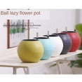 thumbnail image 4 of DOLITY Self Watering Planters for Indoor Plants - Flower Pot with Water Level Indicator Red, 4 of 9
