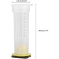 thumbnail image 2 of Queen Bee Cage White Plastic Roll Beekeeping Queen Bee Breeding Kit Cup Box Beekeeping Too, 2 of 4