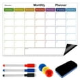 thumbnail image 2 of Magnetic Weekly Planner Magnetic Calendar Whiteboard Planner for Refrigerator with 3 Markers and Eraser Reusable Dry Erase Weekly Planner White Board Magnetic Weekly Calendar for Fridge, 2 of 11