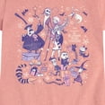 thumbnail image 3 of The Nightmare Before Christmas - Pastel Winter Group Fitted Short Sleeve Graphic T-Shirt, 3 of 5