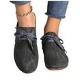thumbnail image 5 of Taylonsss Women's Closed-Toe Lace-Up Wedge Heel Sandals for Spring Summer Casual Beach Wear Fashionable Versatile Soft-Soled Hollow-Out Plus-Size Comfortable, 5 of 9