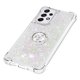 thumbnail image 4 of Funda para Samsung Galaxy A33 5G con Brillo Líquido Flotante, Purpurina, Parachoques y Anillo Giratorio Soporte, 4 of 5
