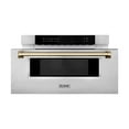 thumbnail image 2 of ZLINE Autograph Edition 30" 1.2 cu. ft. Built-In Microwave Drawer in Stainless Steel with Champagne Bronze Accents, 2 of 5