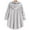 Gray, variant on Cyber and Monday Sale House Coats for Women with Pockets Fayshow0 Fashion Women'S Button V-Neck Pullover Tops Long Sleeve Hooded Blouse Ciat