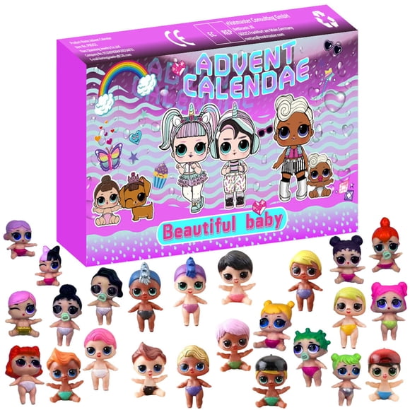 24 Adventure Calendar Assembly Block Toys Christmas Halloween Toy Gifts Little Man Set Puzzle Gifts