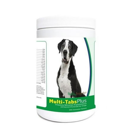 UPC: 0840235173373 | Healthy Breeds 840235173373 Great Dane Multi-Tabs Plus Chewable Tablets – 365 Count