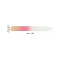 thumbnail image 2 of Unique Bargains 4 Pcs Glass Multifunctional Nail File Manicure Tool Small Yellow Red, 2 of 7