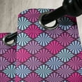 thumbnail image 2 of Ambesonne Geometric Grommet Curtain Single Panel, Motif, 50"x60", Aqua Magenta Violet, 2 of 5