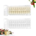 thumbnail image 2 of 2 Sets of 480PCS Pointed Head Nail Color Mold Manicure Practice Nail Template Fake Nails Practice Mold Fake Nails Training Pieces for Woman (Transparent Frosted+Natural Color Assorted Color), 2 of 9