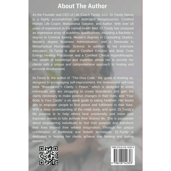 Boundaries Clarity=Peace, (Paperback)