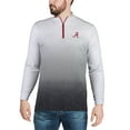 thumbnail image 4 of Men's Colosseum Gray Alabama Crimson Tide Magic Team Logo Quarter-Zip Jacket, 4 of 4