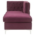thumbnail image 3 of ACME Jaszira Upholstery Modular Chaise in Burgundy, 3 of 7